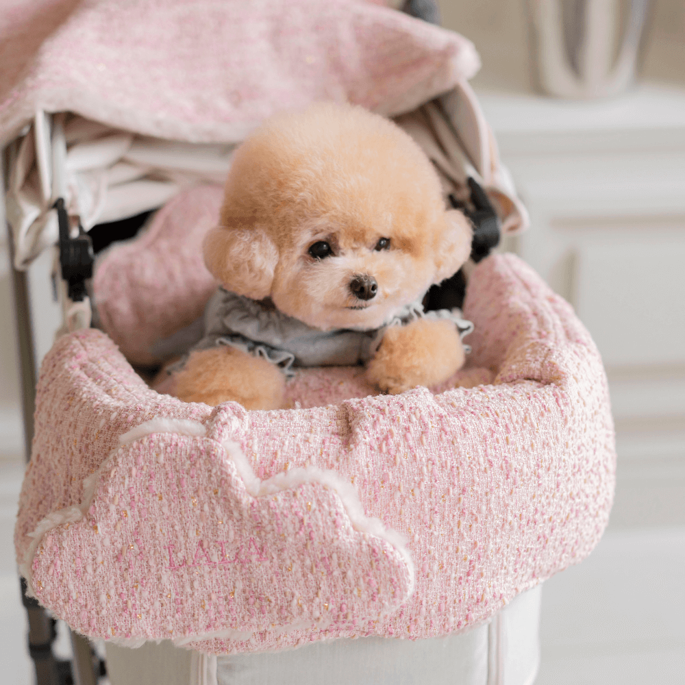 犬用バギー あごのせクッション｜Couture Buggy Guard｜名入れ刺繍対応