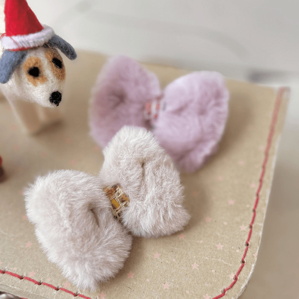 COCO Holiday Tweed Hair Pin(2color)