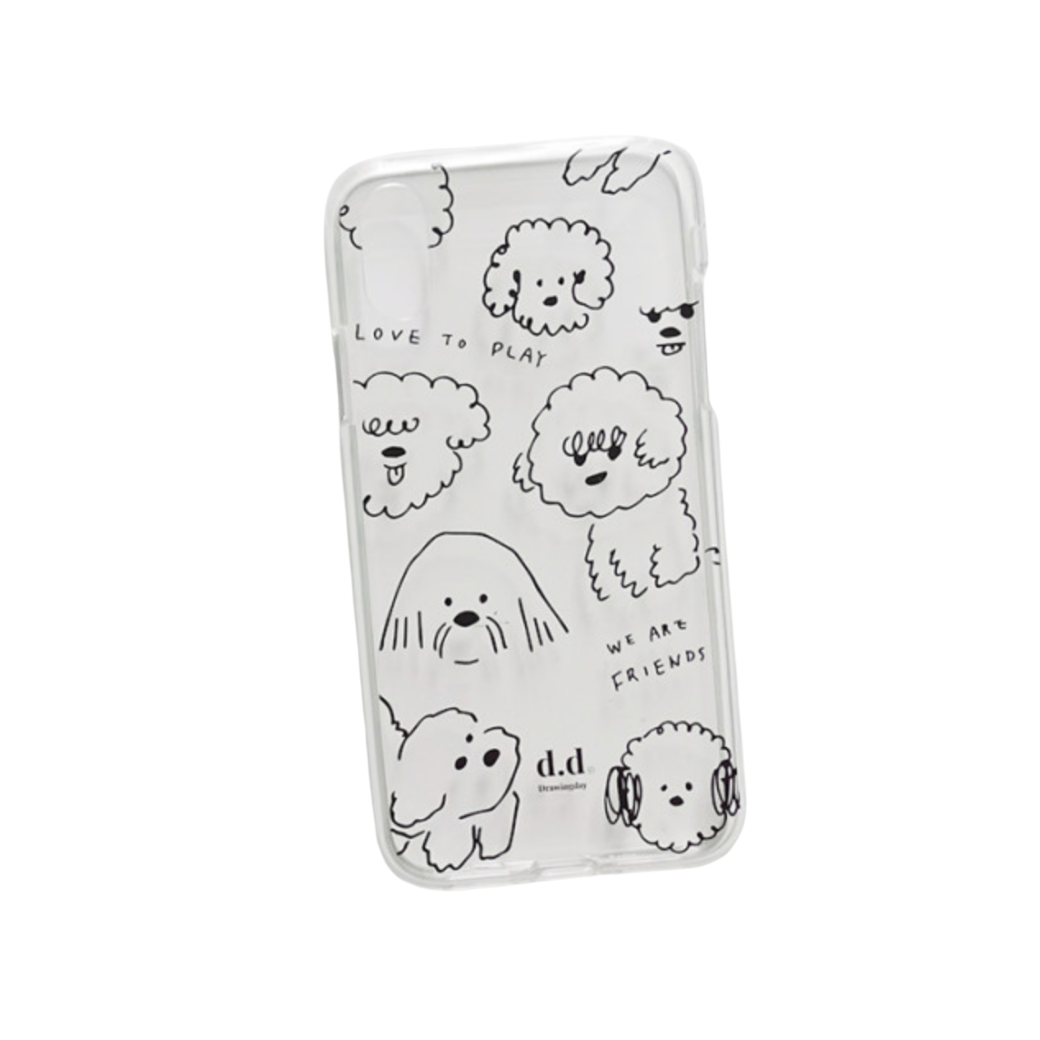 【予約商品】DUSTIES ALL WHITE CLEAR CASE(BLACK)