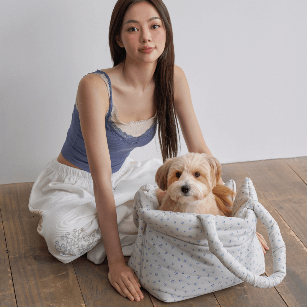 APERTY wide bag baby blue