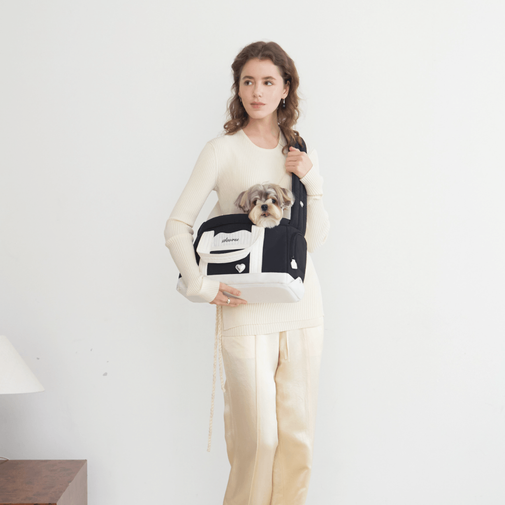 Heart Veru Bag (Black)