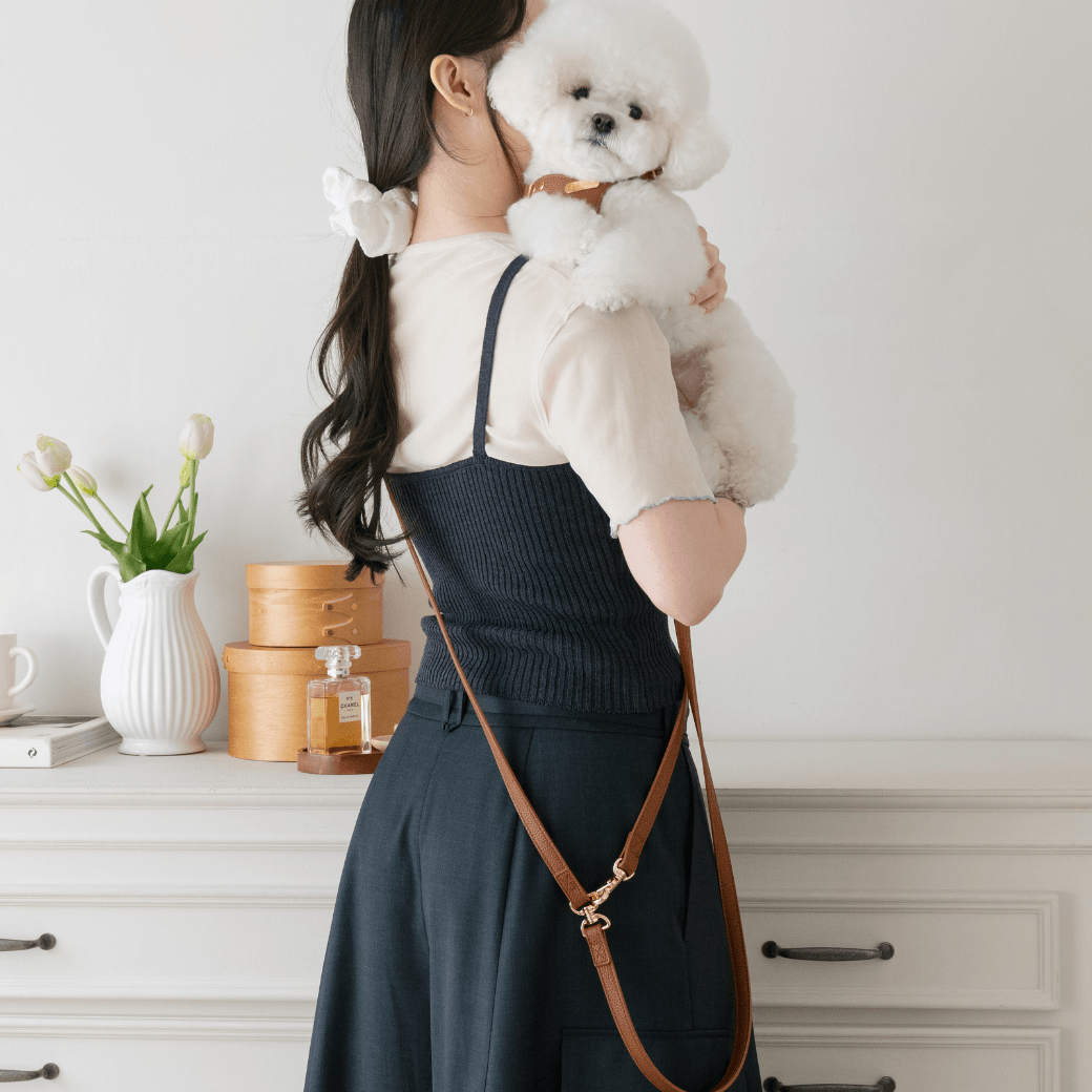 DELIGHT HANDS-FREE LEASH(キャメル)