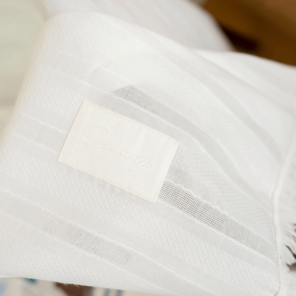 Lace Buggy Blanket (Ribbon / Cracker)