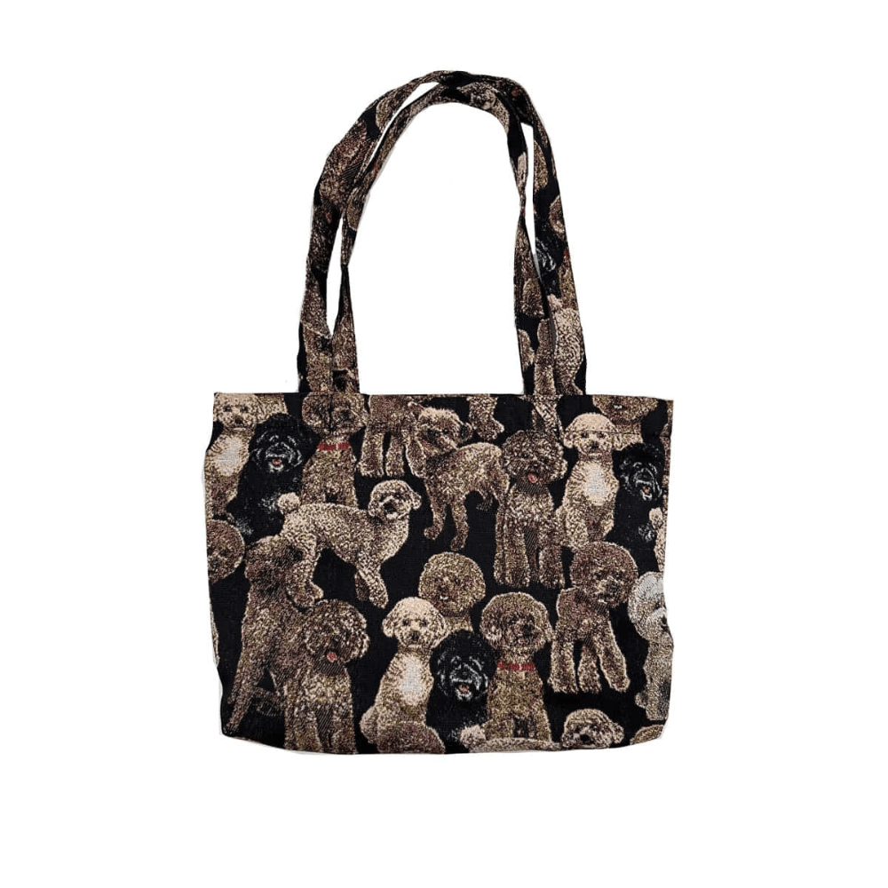 プードルBAG Poodle jacquard bag