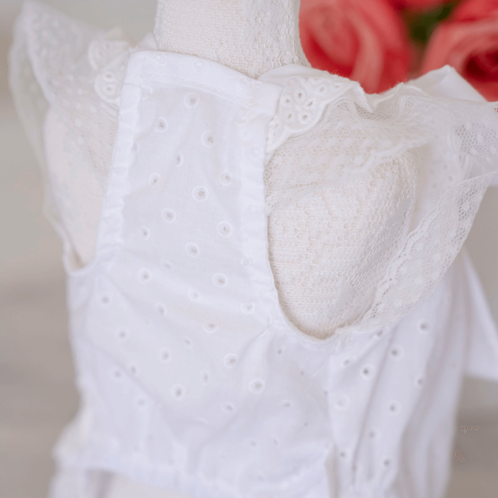 Malibu Dress(White Dot)