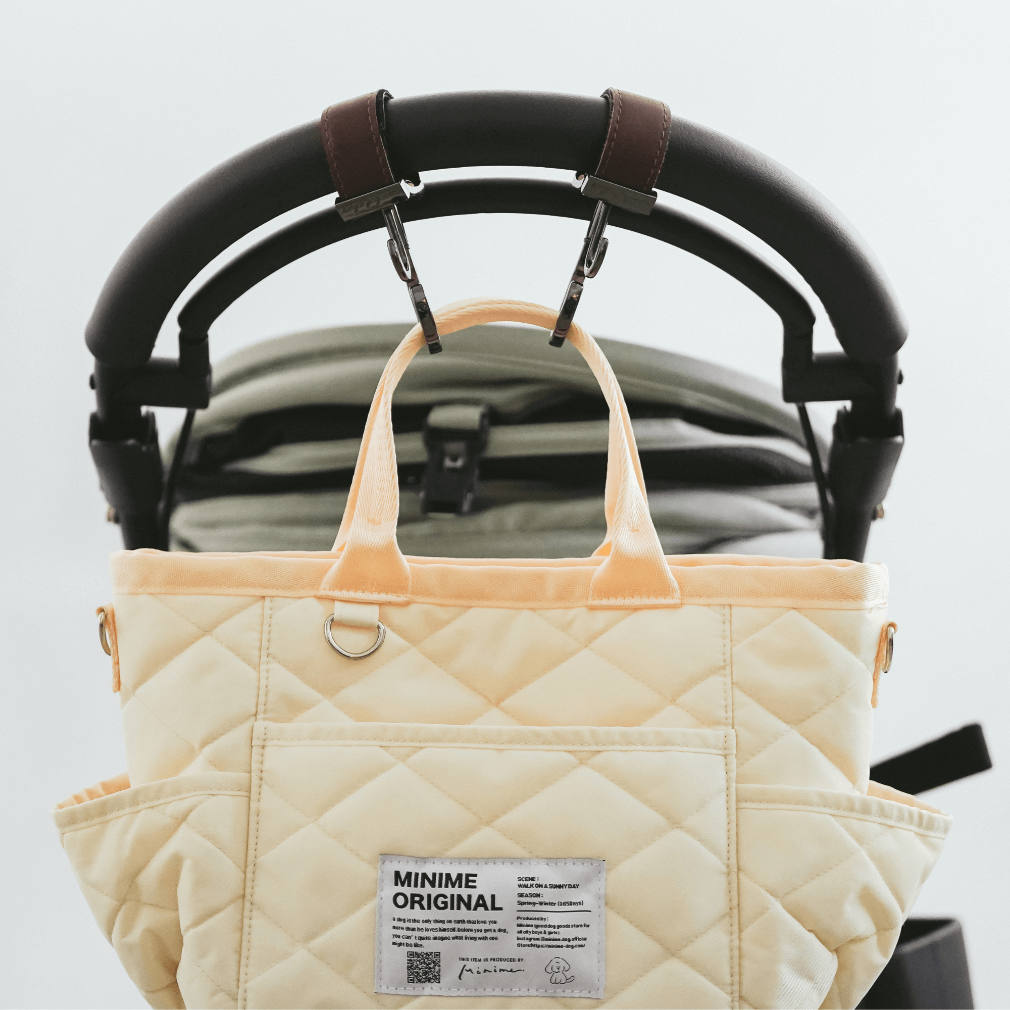 2WAY OSANPO BAG MINIME 愛犬用お散歩バッグ 肩掛け