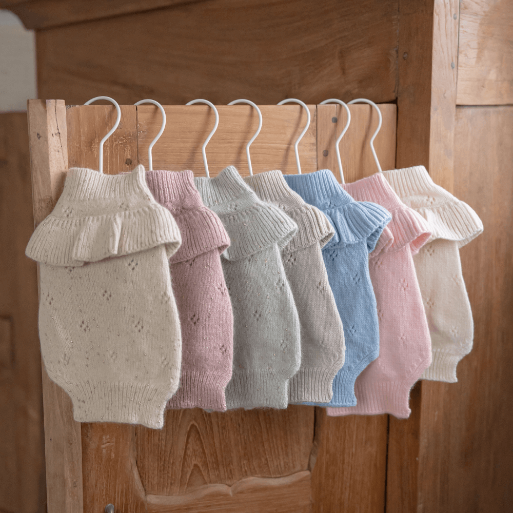 Frill Knit(Ciel Blue)