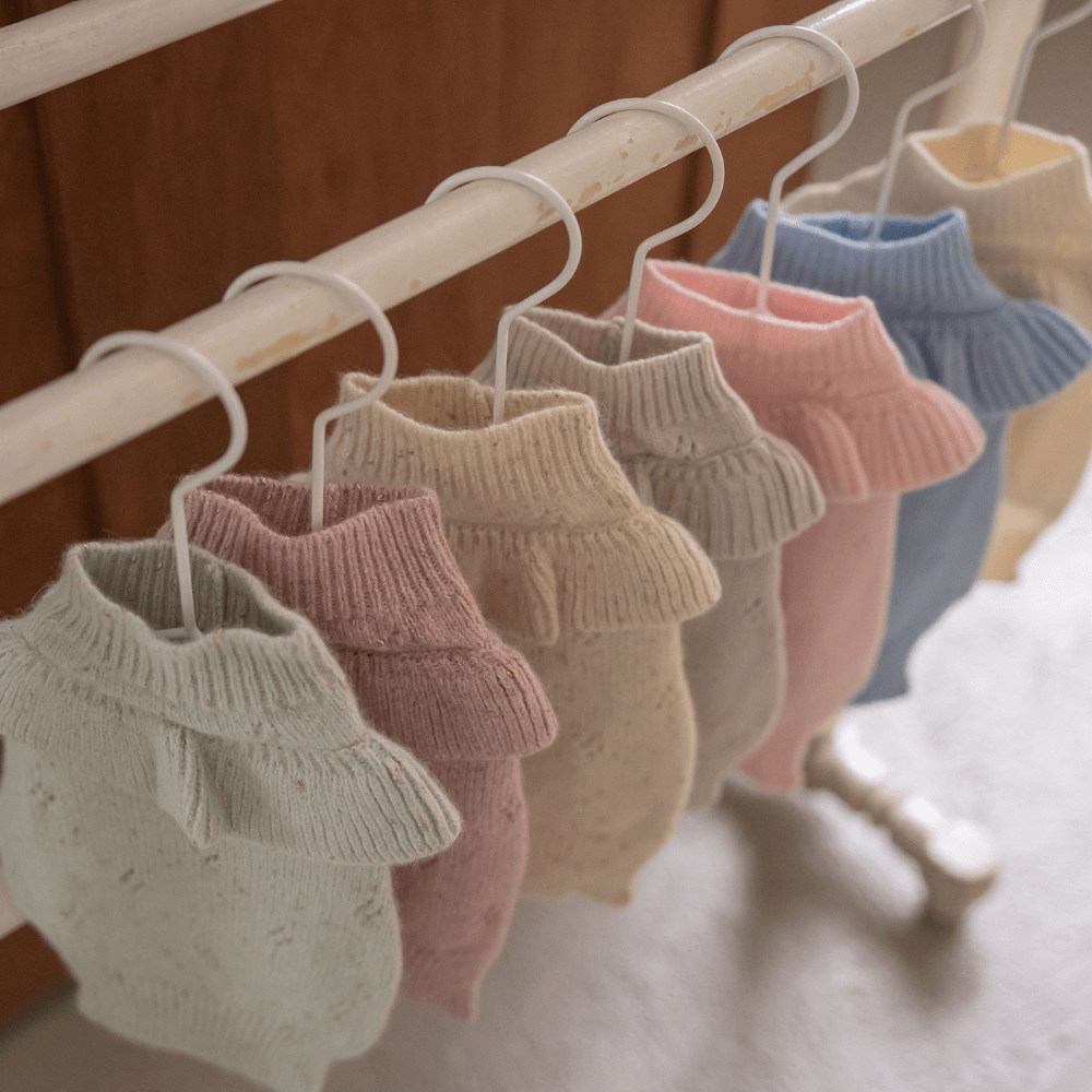 Frill Knit(Ciel Blue)