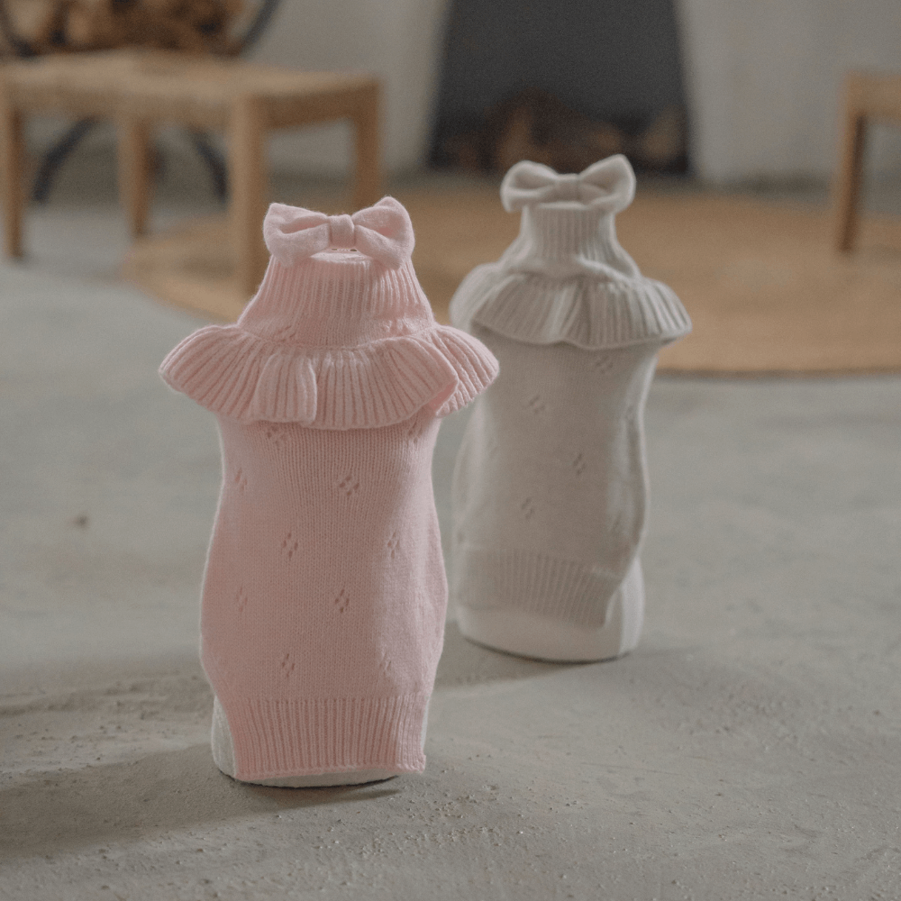 Frill Knit(Strawberry Pink)