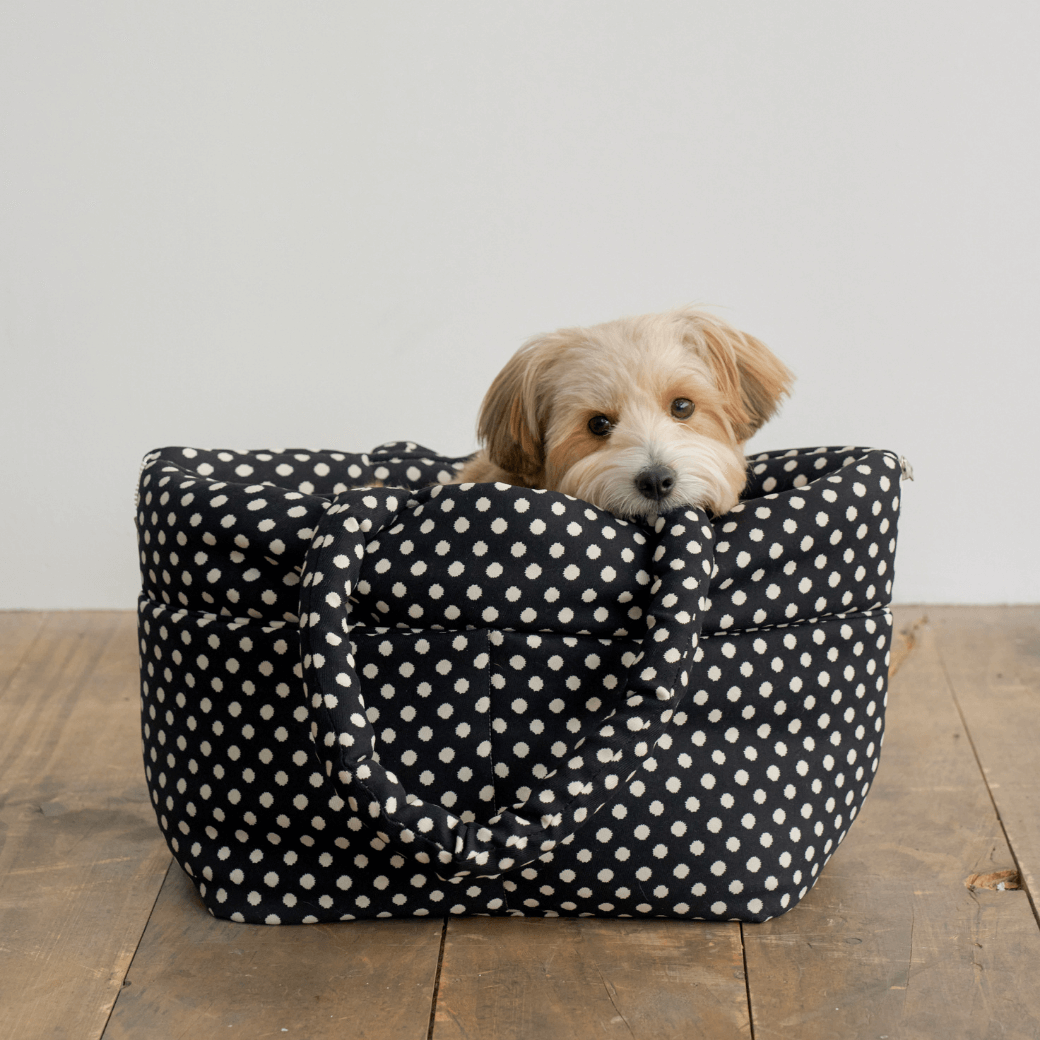 APERTY wide bag dot black