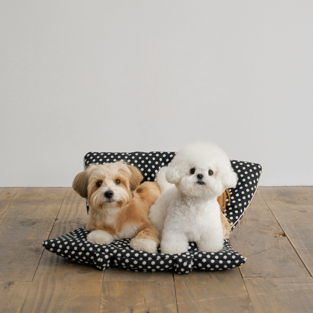 APERTY wide bag dot black