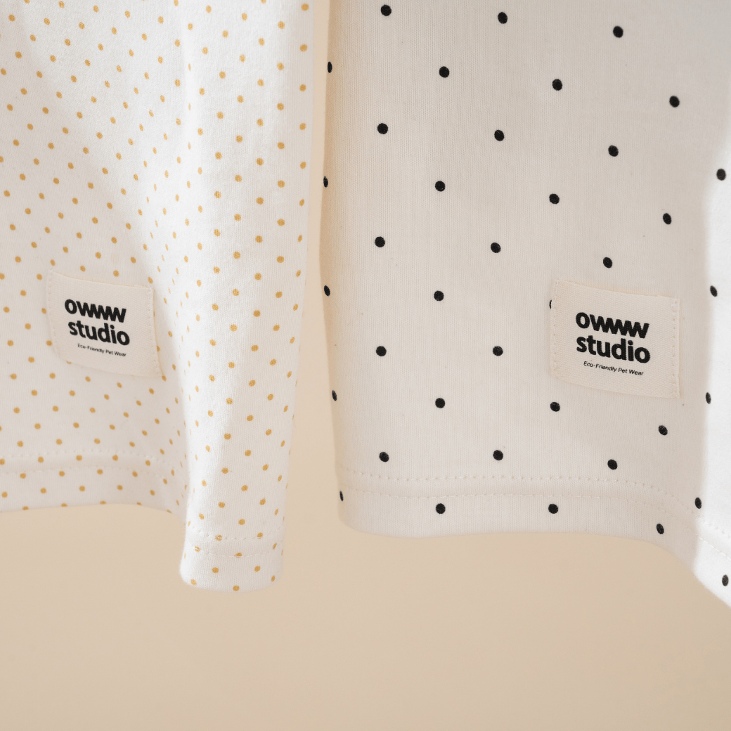 ORGANIC SAILOR DOT SLEEVLESS(ネーム刺繍可 / 2COLOR)
