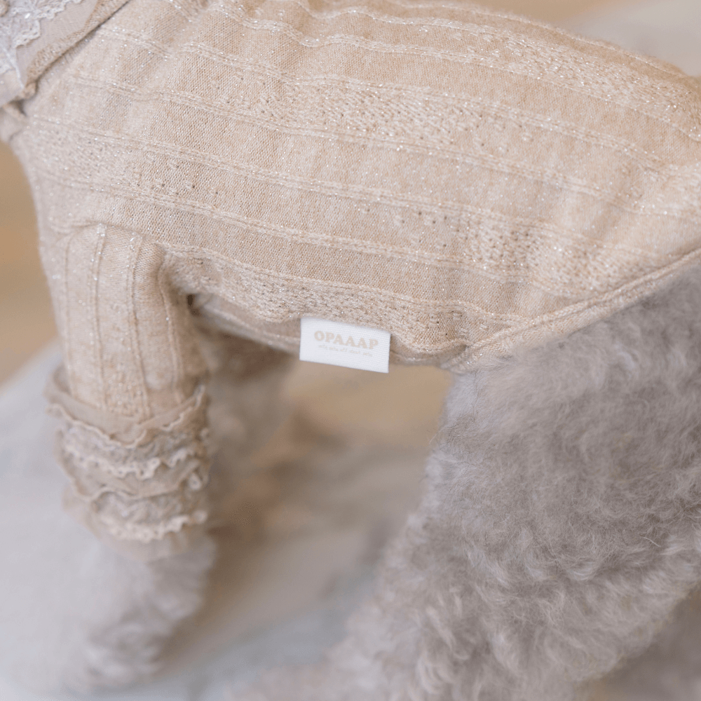 7th Limited Edition Lace Turtleneck(Latte)