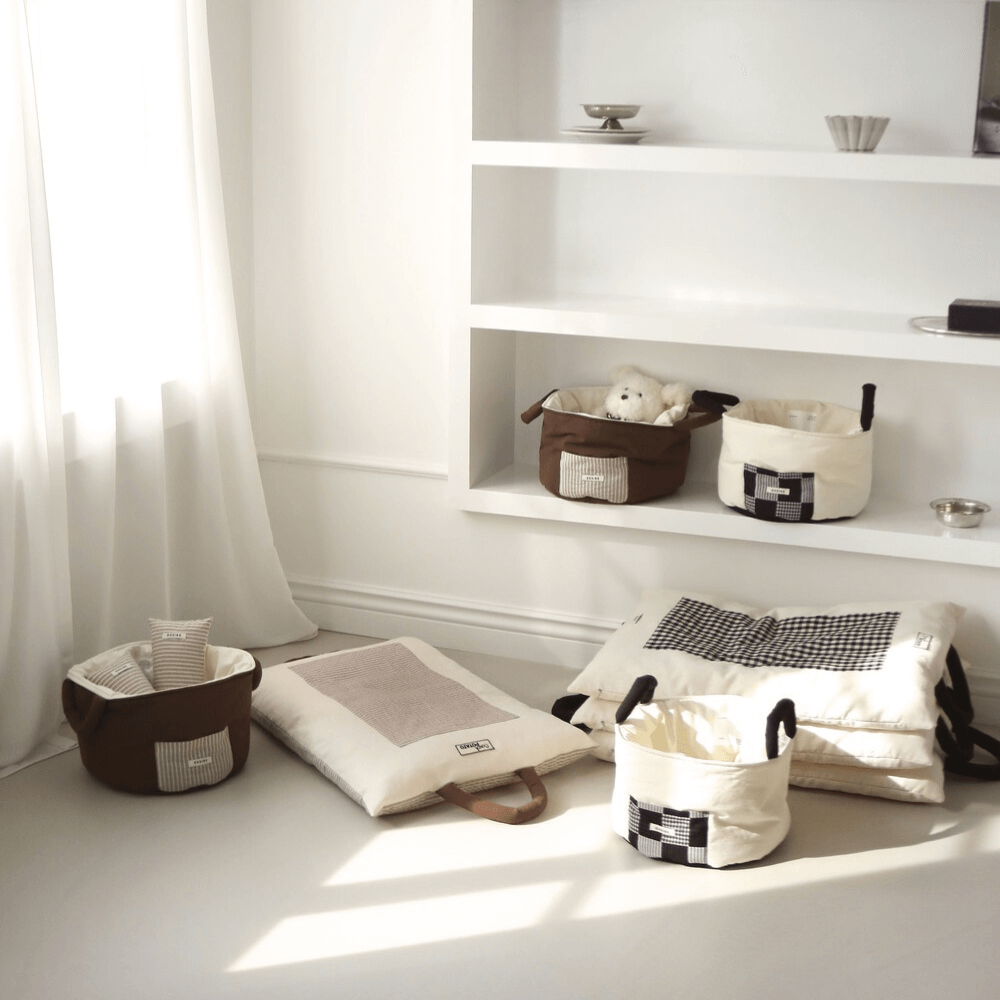 Cotton Soft Basket(Black)