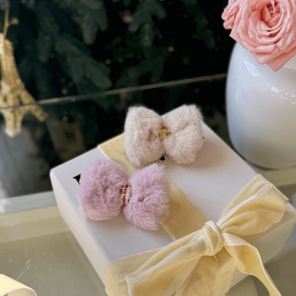 COCO Holiday Tweed Hair Pin(2color)