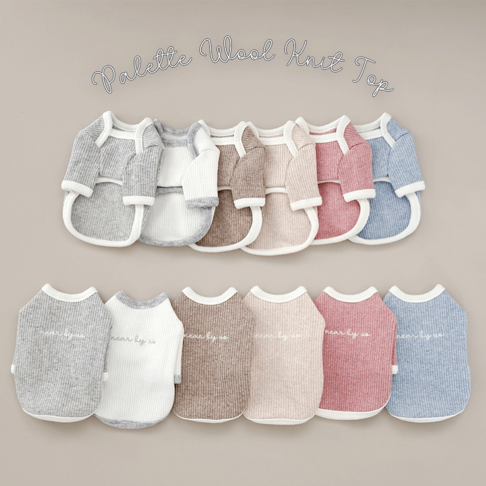 palette wool knit top (cloud blue)