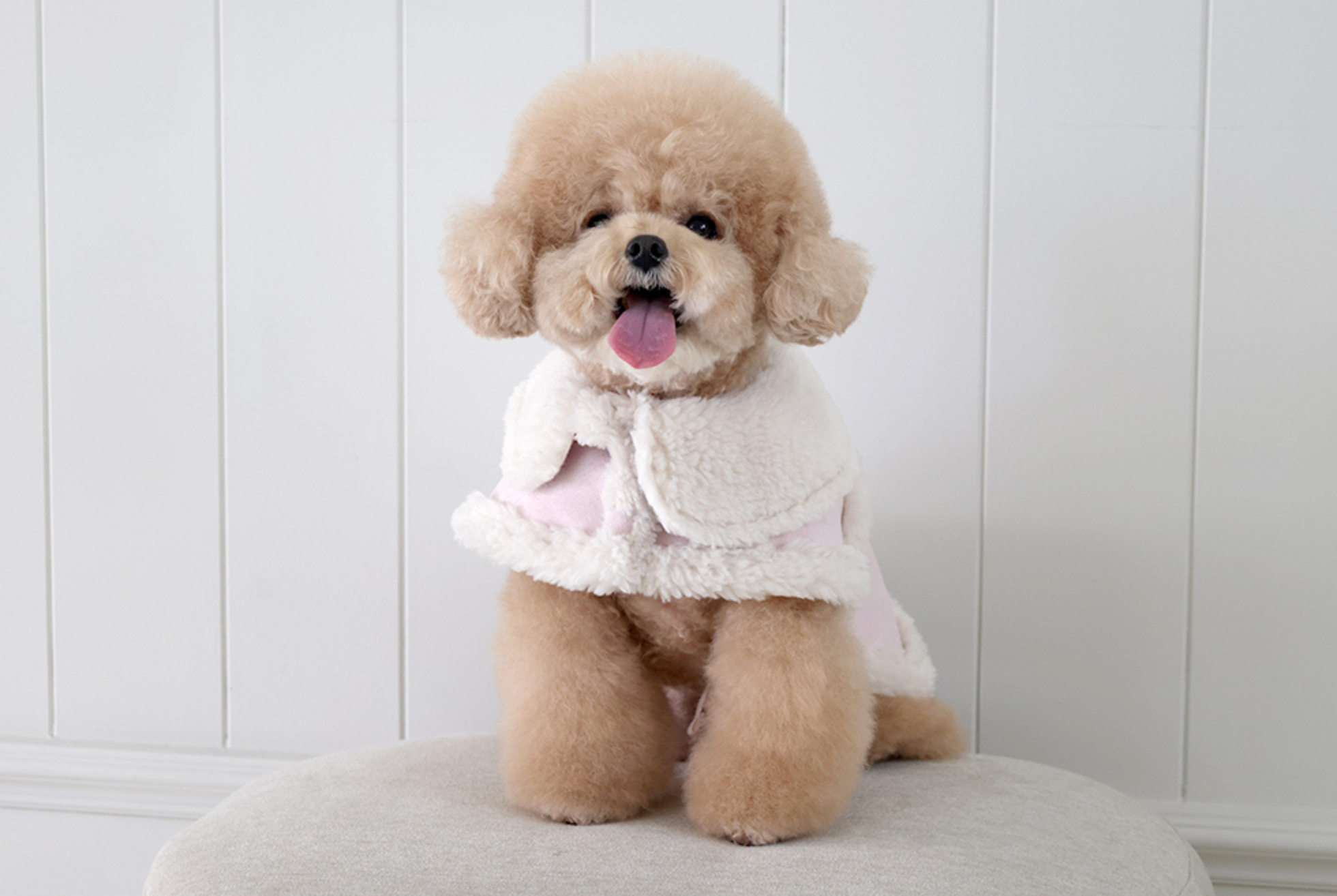 シアリングポンチョ(ピンク)