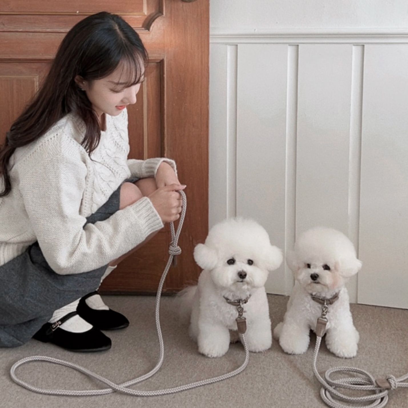 Classic Leash 1.8m 手持ちリード(アッシュグレー)