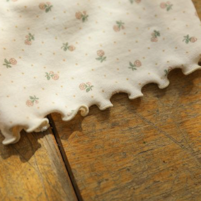 フラワースリーブレストップス(アイボリー)