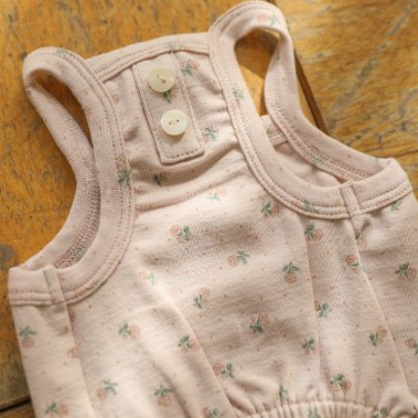 フラワースリーブレストップス(ピンク)