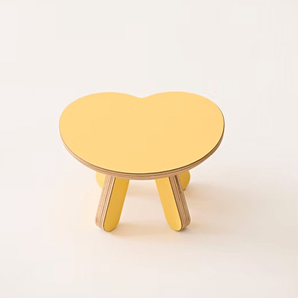 【高さ個別調整可】Heart table (3color)