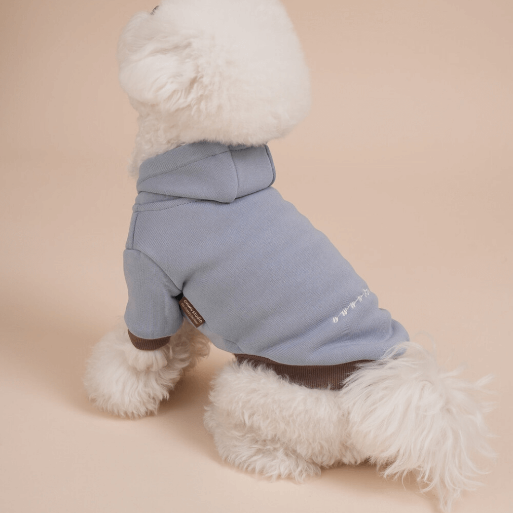 ORGANIC HOODIE (fog blue)