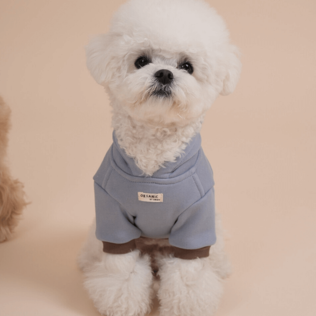 ORGANIC HOODIE (fog blue)