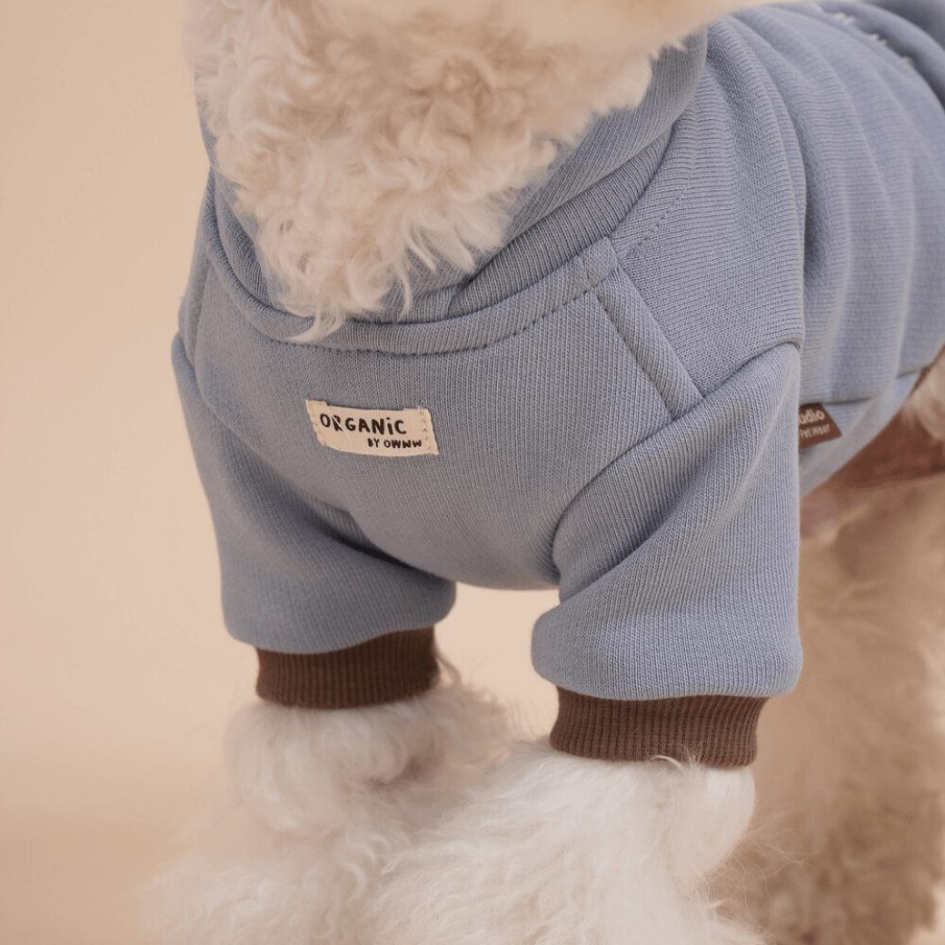 ORGANIC HOODIE (fog blue)