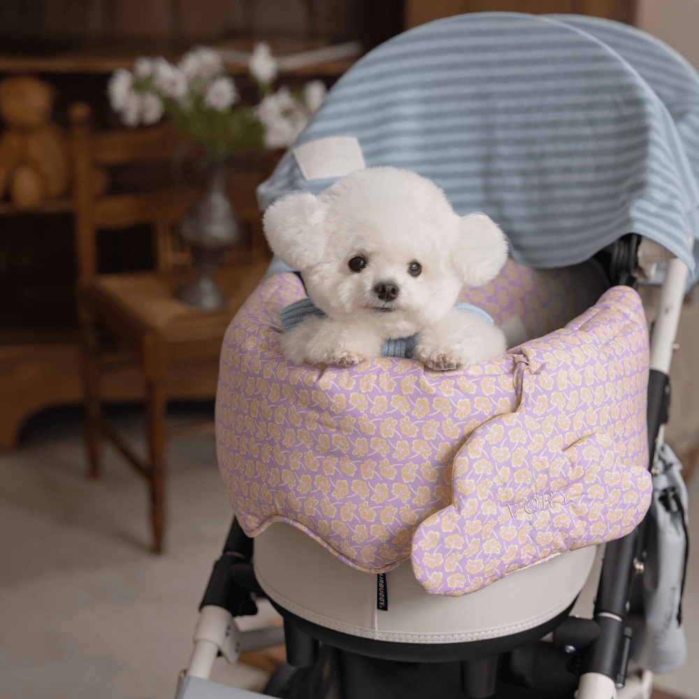 【予約】Knit Stripe Buggy Blanket (2COLOR)