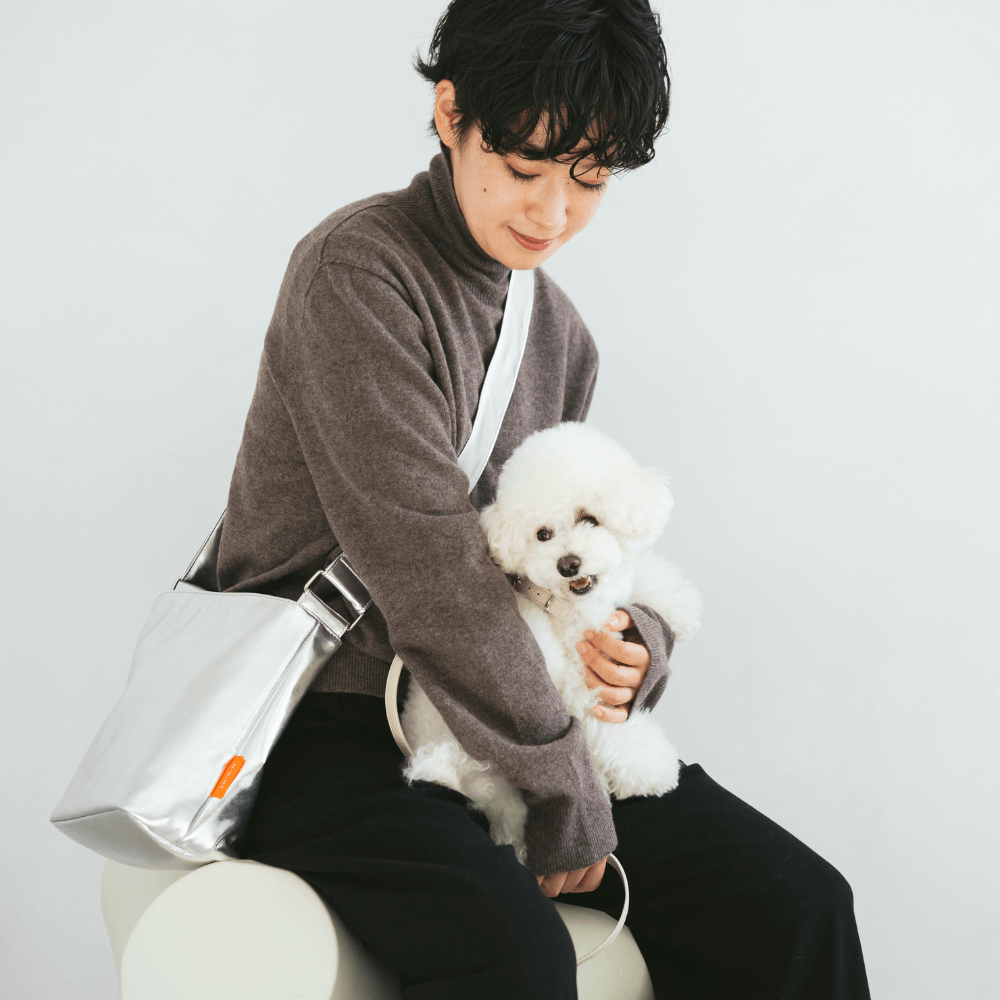 METALLIC LEATHER LIKE BAG(3color)