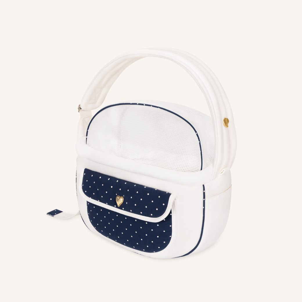 Dot Valentine Bag(Navy)
