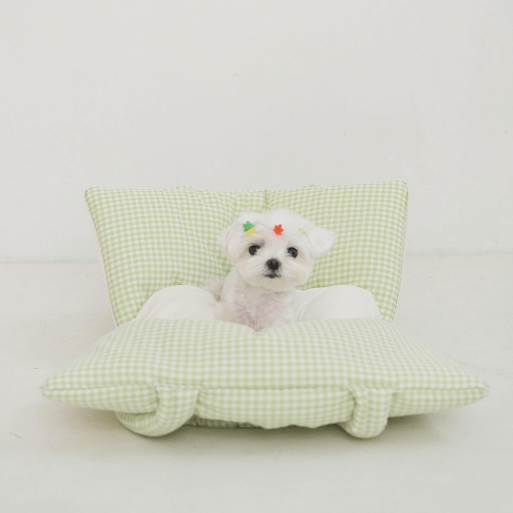 APERTY wide bag plaid green|軽くて収納力のある2WAY犬用キャリーバッグ(ベッドにもなる)