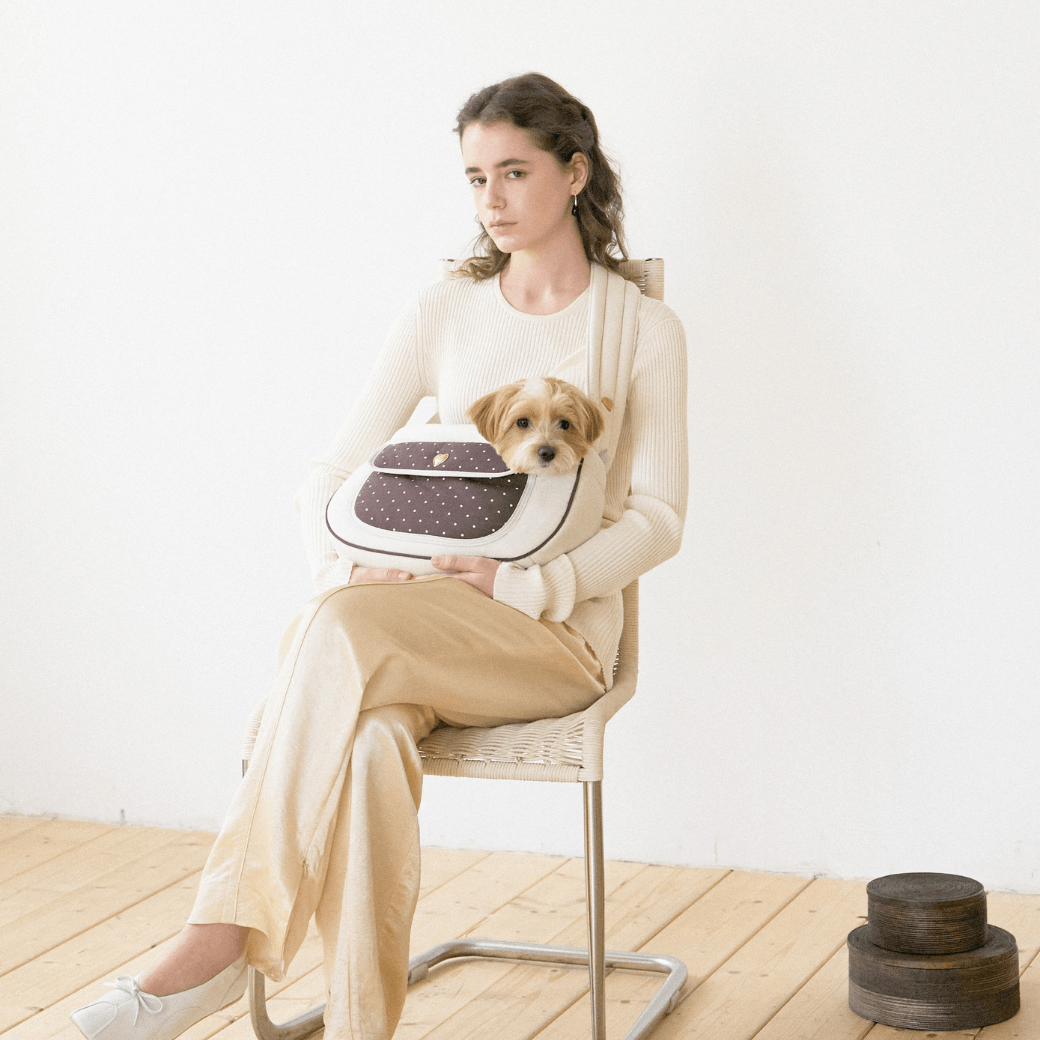 Dot Valentine Bag(Brown)