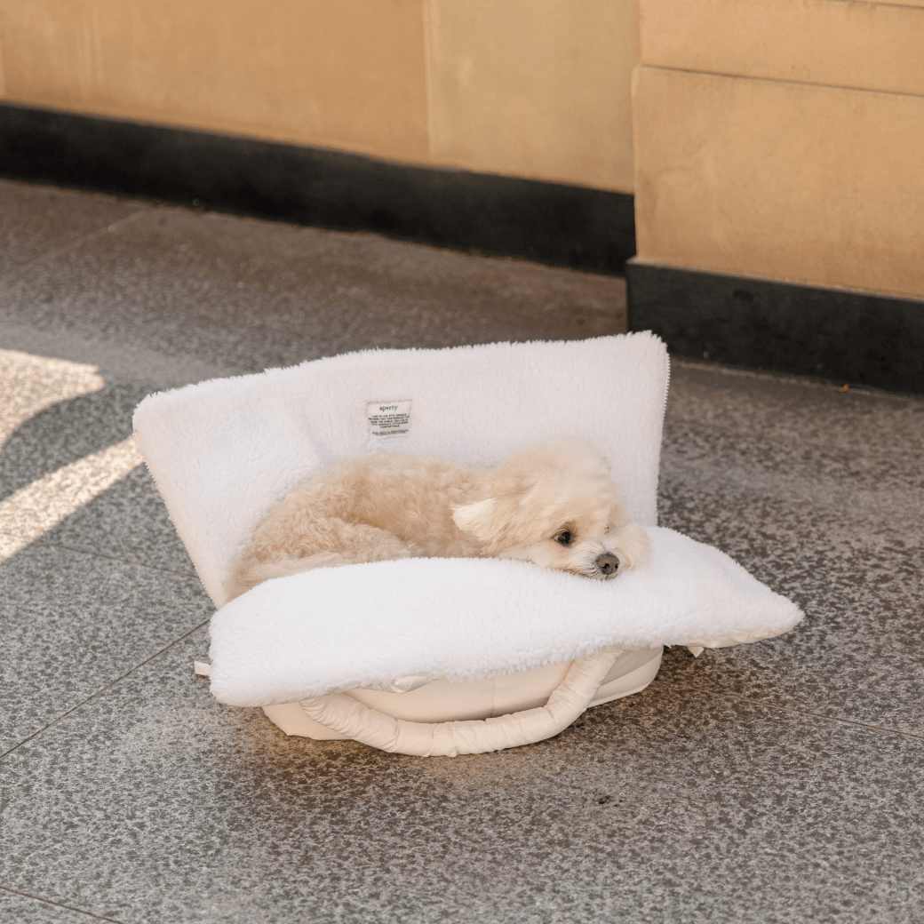 wide bag - teddy white(APERTY 24AW)