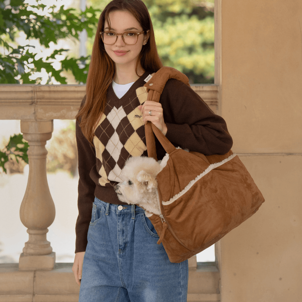 wide bag - teddy suede(APERTY 24AW)