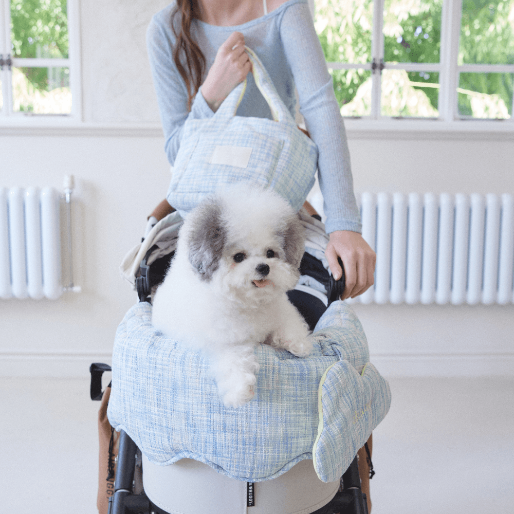 【5/12 21:00予約販売開始】Summer Tweed Walking Bag(Blue)