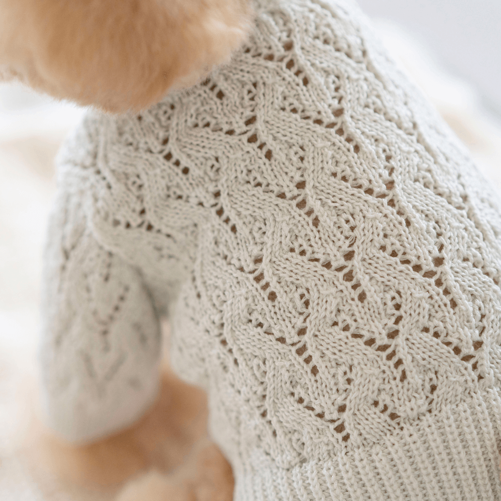 My Little Star Knit(Ice White)