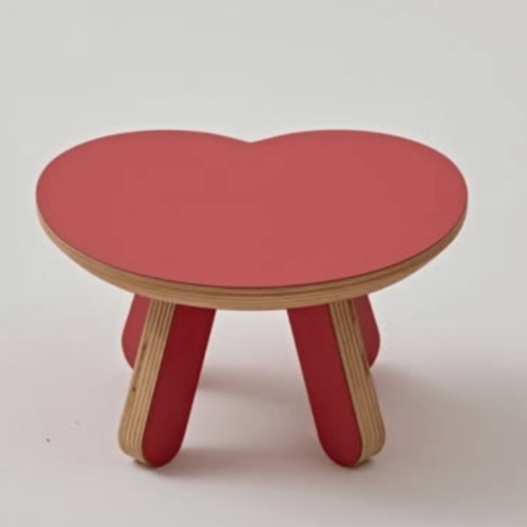 【高さ個別調整可】Heart table (5color)