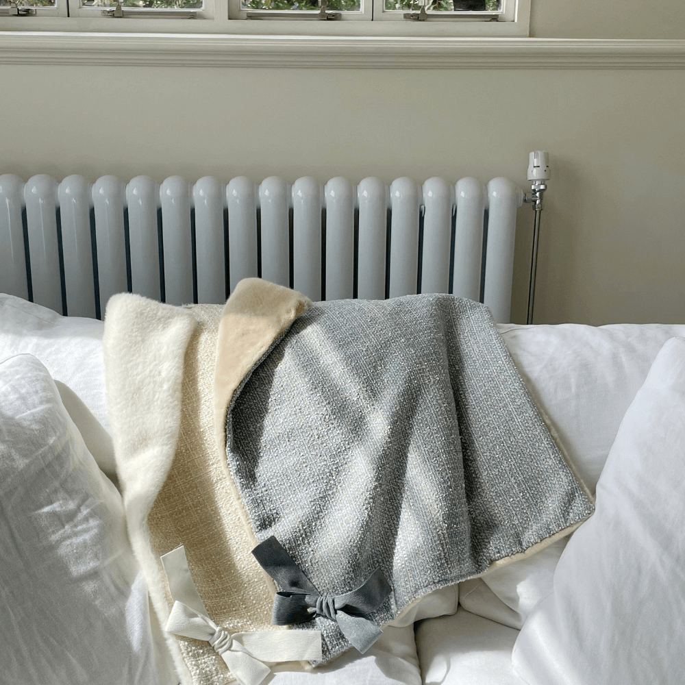 Coco Fur Tweed Blanket (2color)