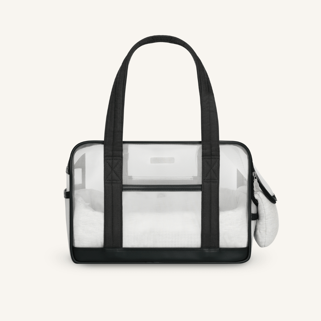 Mesh Ballon Bag - Black & Grey(Seoru)