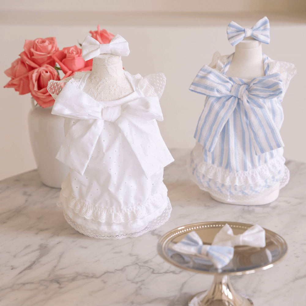 Malibu Dress(White Dot)