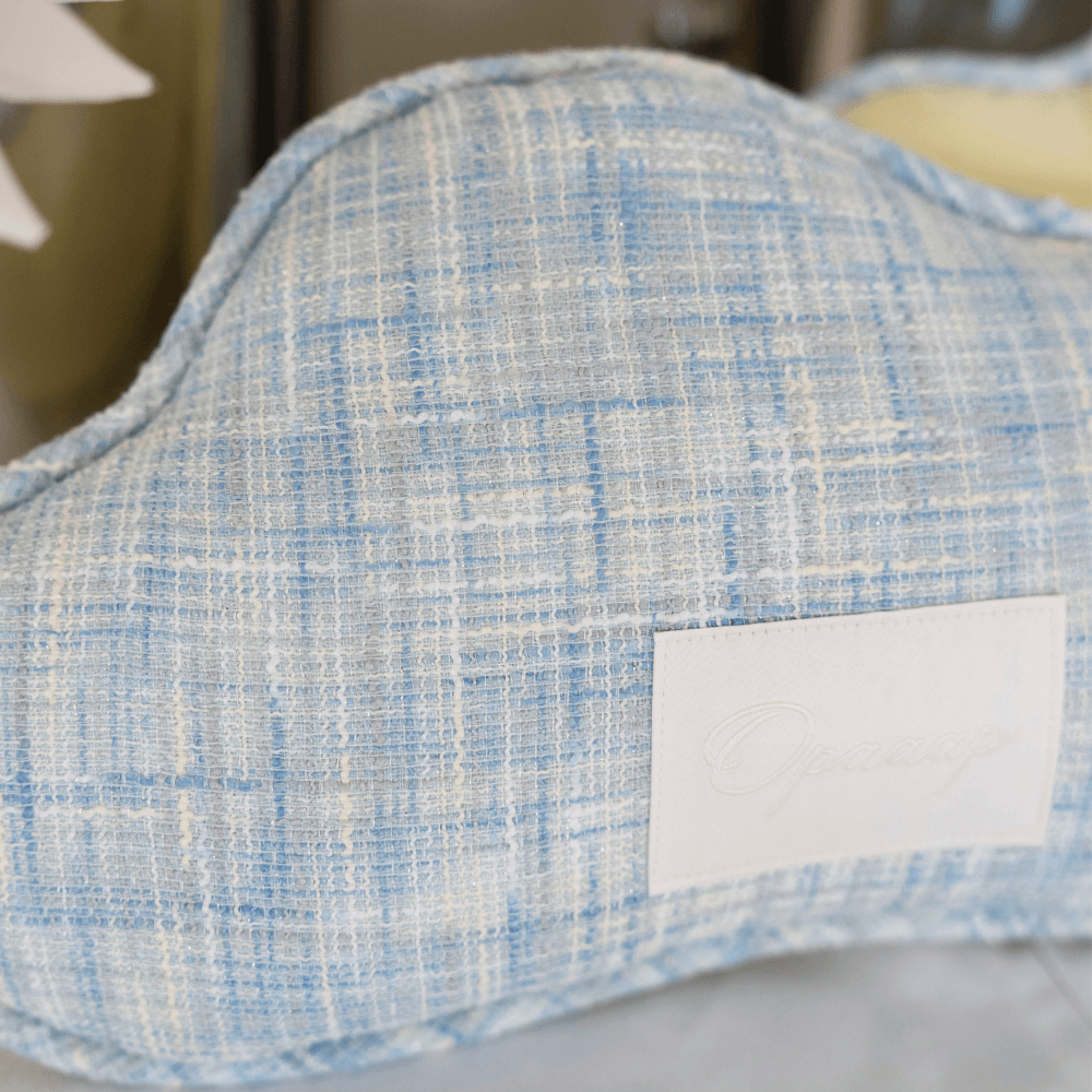 Blue Summer Tweed Buggy Pillow