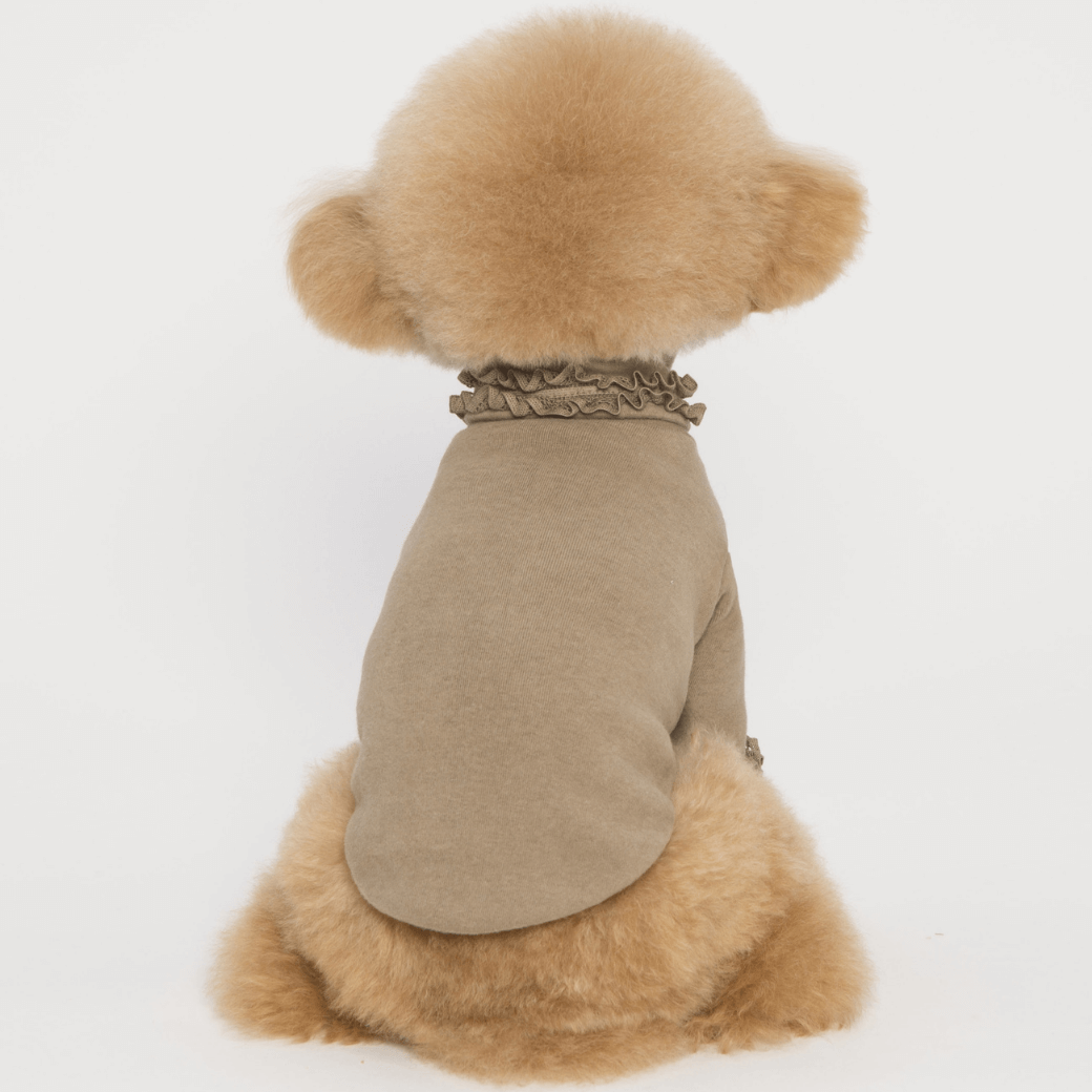 Lace Long Sleeve Turtleneck(Olive Khaki)