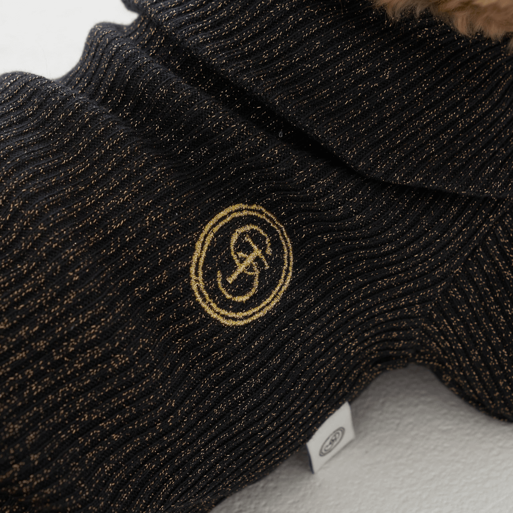 Twinkle Sailor Collar Knit (Jet Black)