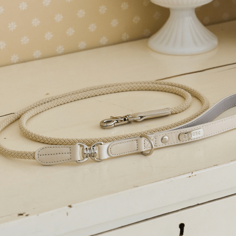 BLISS ROPE LEASH(Baby Cream)