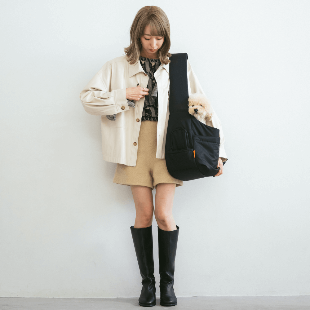 CROSS CARRY BAG(クロスキャリーバッグ) MINIME 犬用キャリーバッグ 肩掛けスリングタイプ