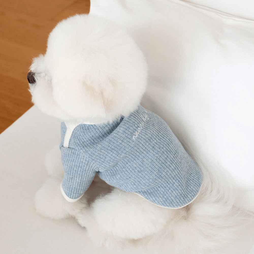 palette wool knit top (cloud blue)