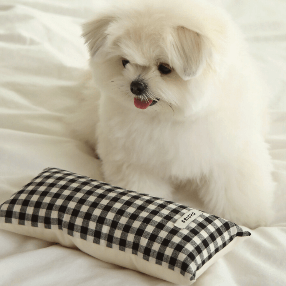 Mini Square Pillow(black)