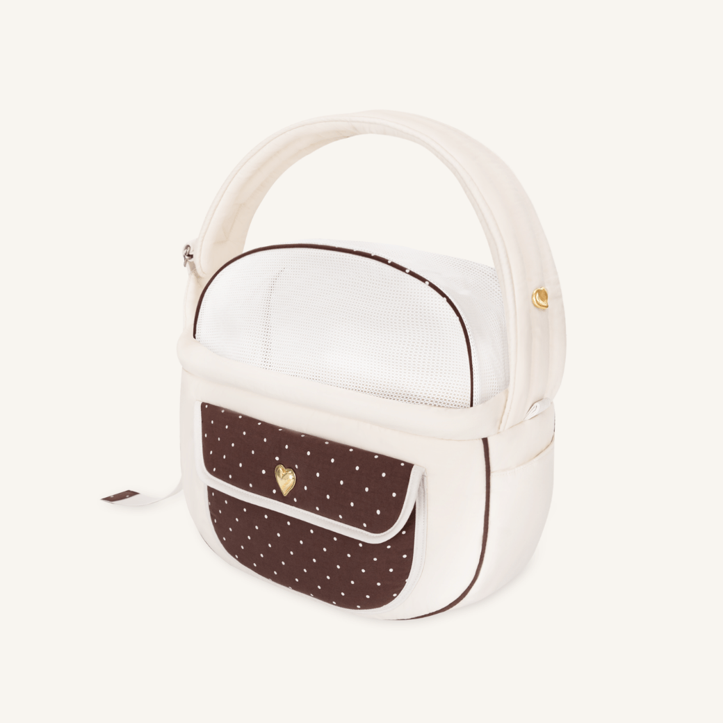 Dot Valentine Bag(Brown)