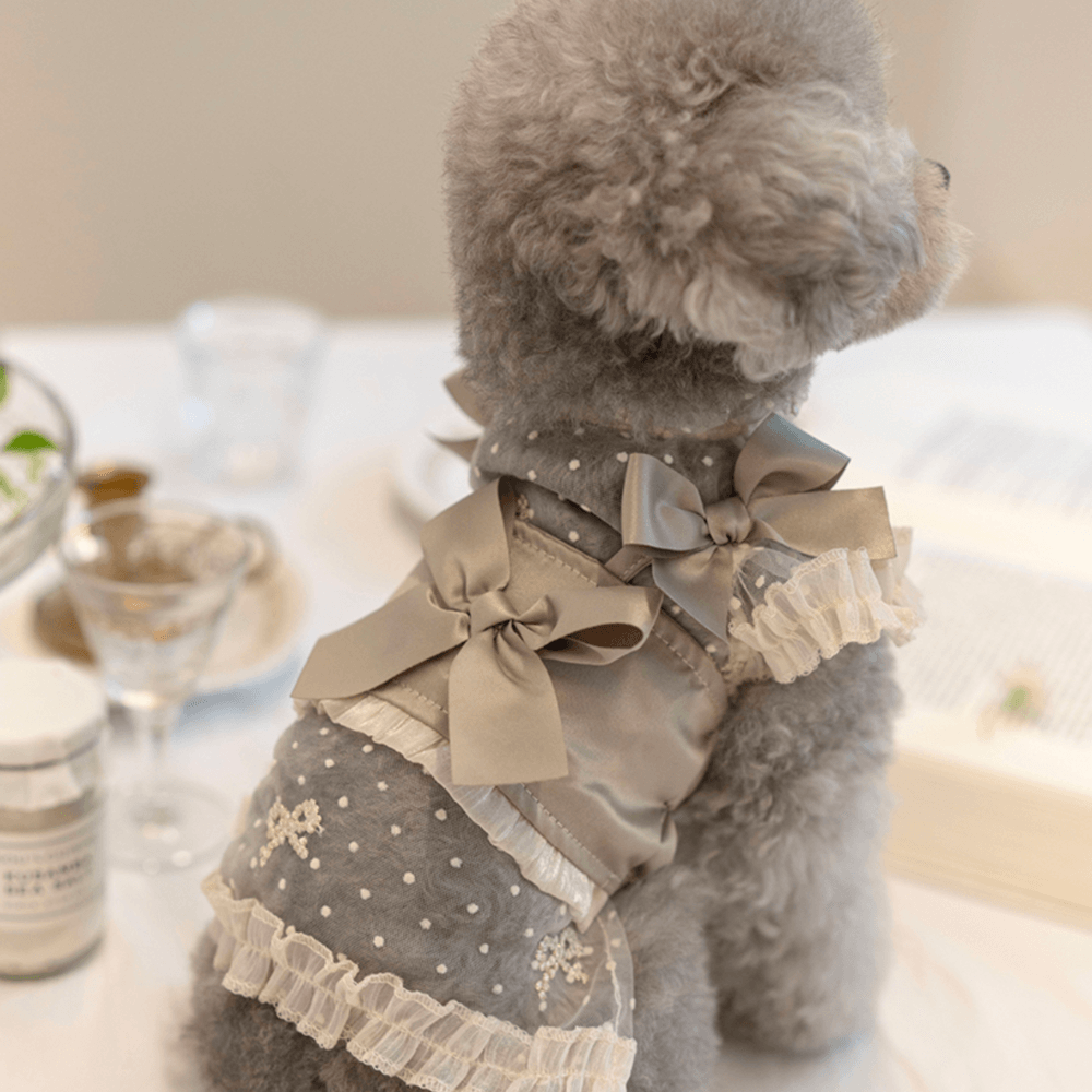 Shiny Ribbon Bustier(Olive Khaki)